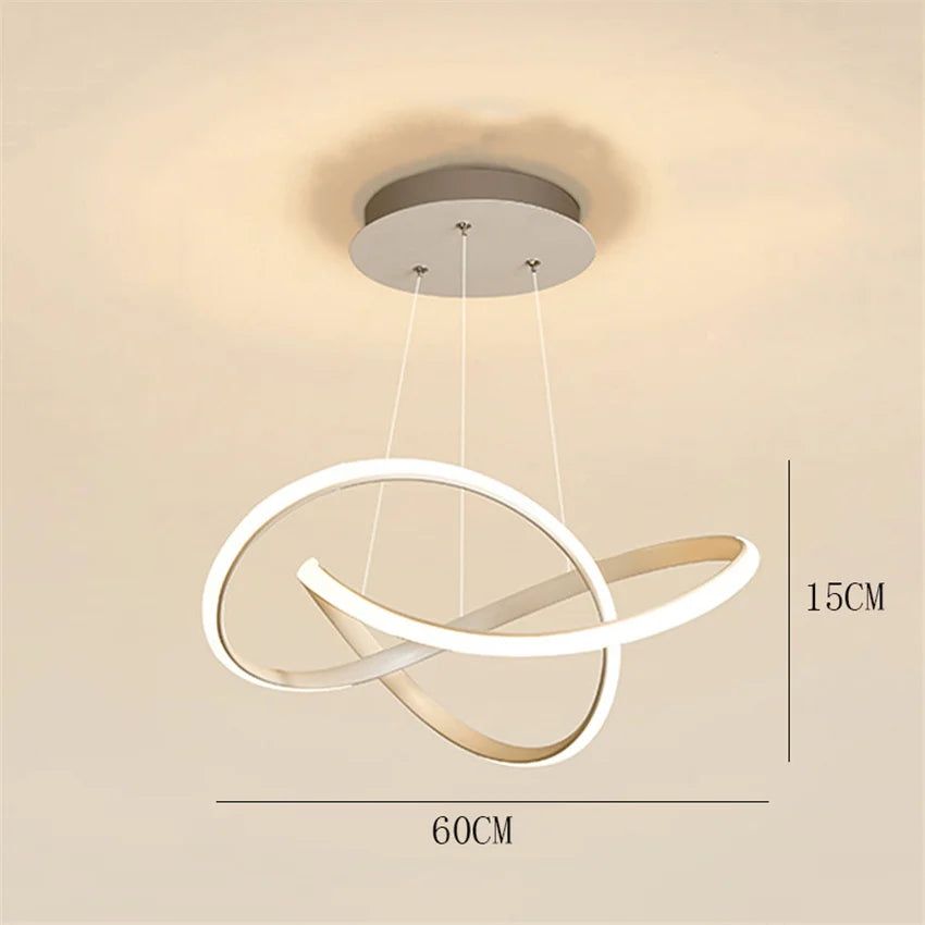 Moderner LED-Kronleuchter für elegante Inneneinrichtung