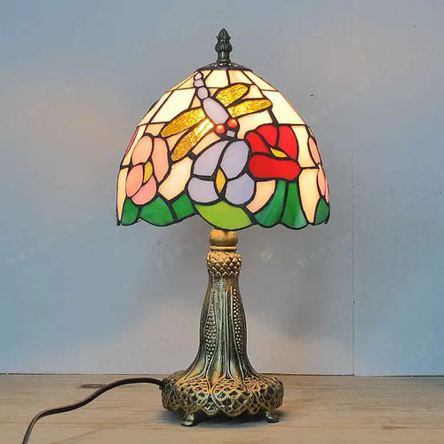 Schreibtischlampe Libelle im Tiffany-Stil originelles dekoratives Geschenk