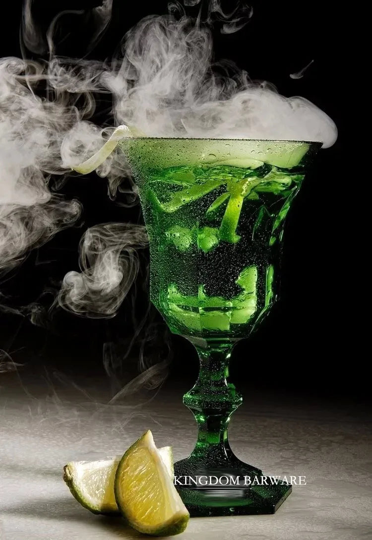 Verre absinthe vintage pieds relief pour bar - vue 7 sur 7