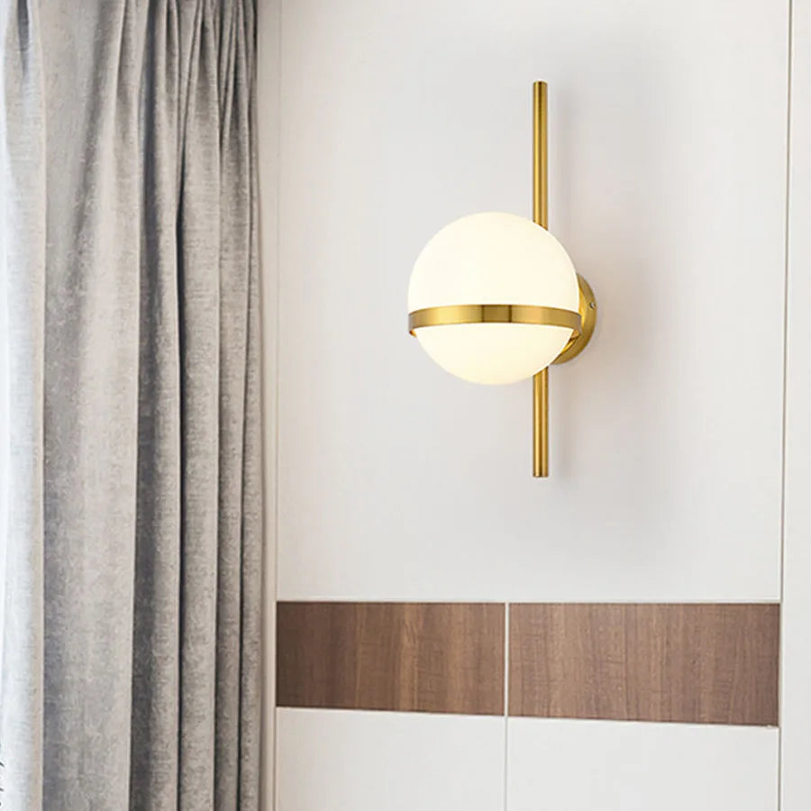 Nordische minimalistische Wandleuchte aus Glas für den Innenbereich