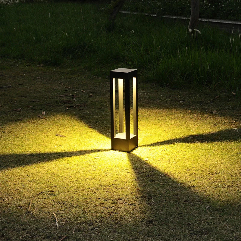 lampe led imperméable en aluminium moderne pour extérieur