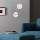 Wandleuchte aus Marmor und Glas im nordischen Design für die Innendekoration