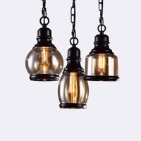 Suspension Loft industriel chaîne Vintage Edison