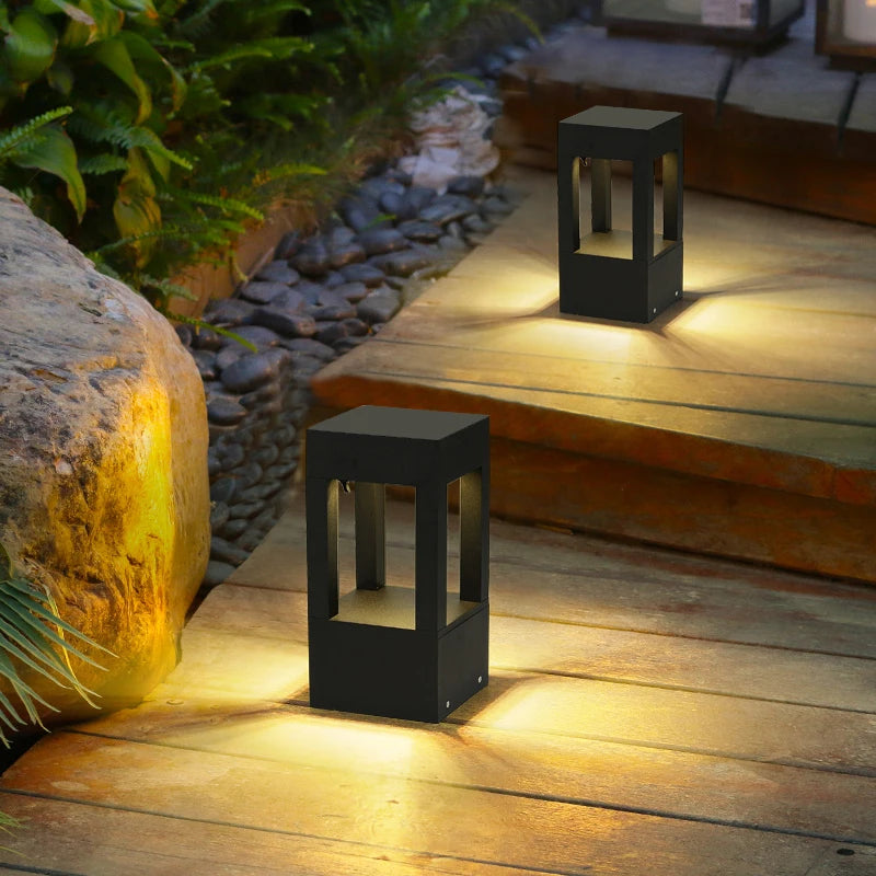 lampe led imperméable en aluminium moderne pour extérieur