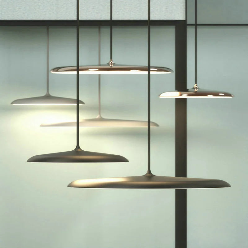 lampe suspendue led scandinave moderne design simple idéale pour bar - vue 3 sur 13