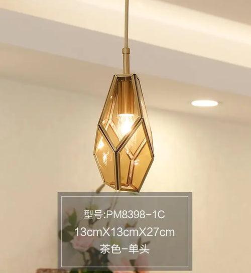 suspension art déco diamant pour éclairage intérieur et extérieur