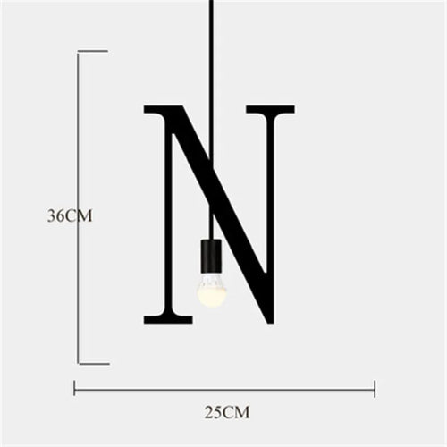 suspension nordique diy love luminaire décoratif pour loft et bar - vue 13 sur 29
