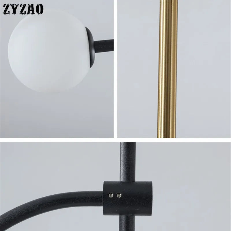 Minimalistische Pendelleuchte aus Eisen für moderne Inneneinrichtung - vue 4 sur 7