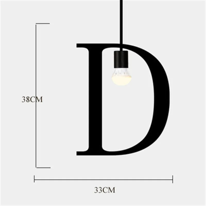 suspension nordique diy love luminaire décoratif pour loft et bar - vue 22 sur 29