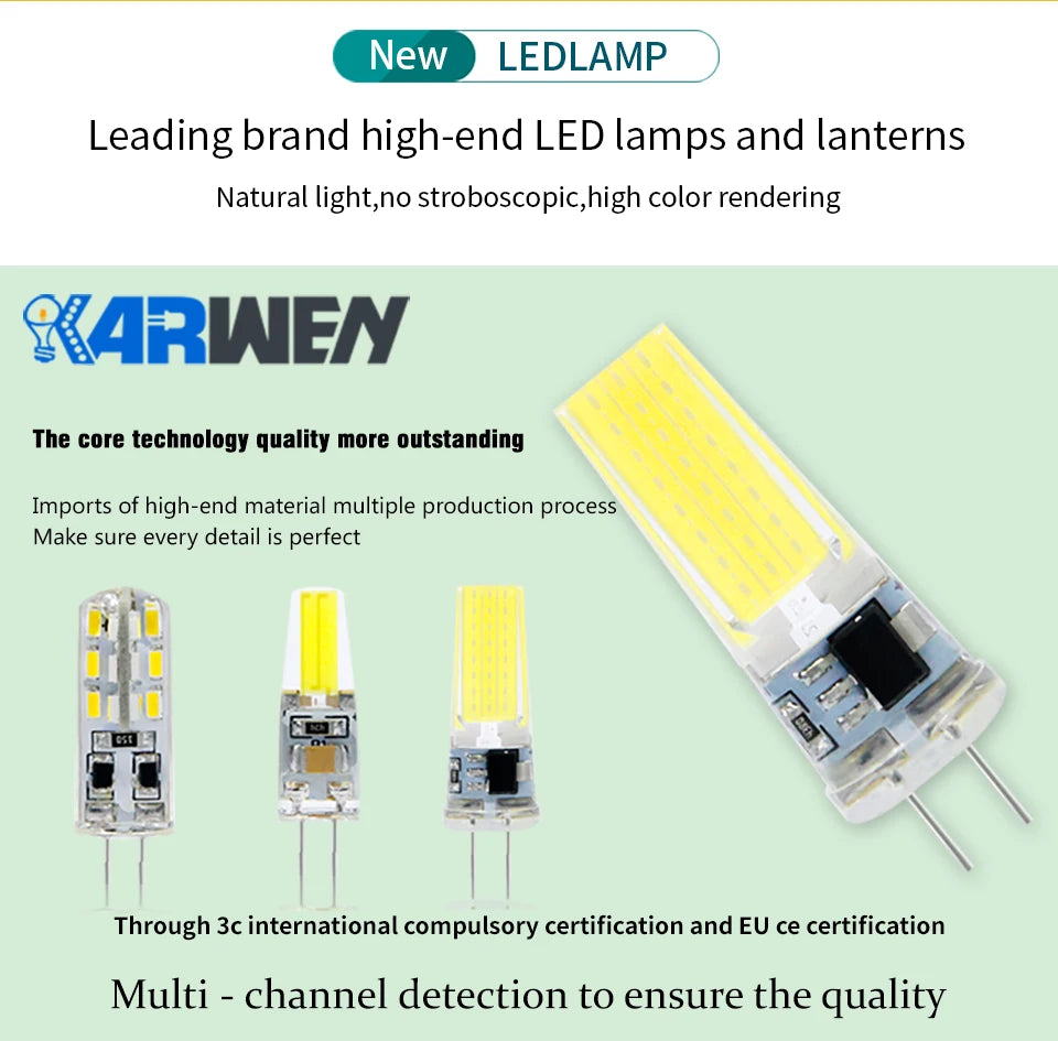 10 pièces de lampes LED G4 haute qualité pour remplacer les halogènes - vue 5 sur 8