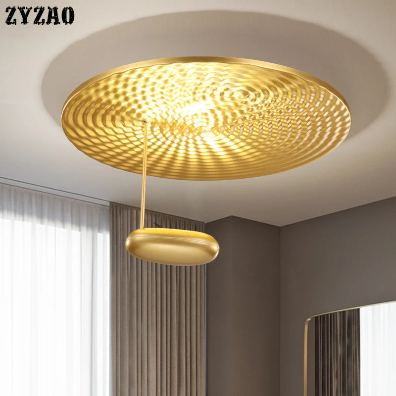 Plafonnier nordique double design créatif pour intérieur moderne