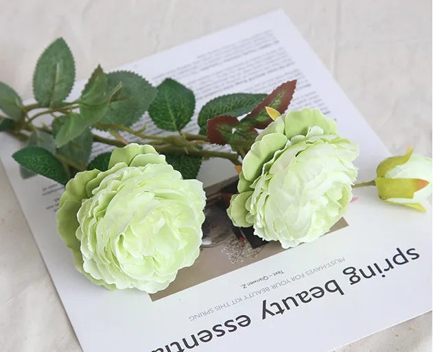 bouquet de fleurs artificielles roses pour décoration de mariage - vue 15 sur 16