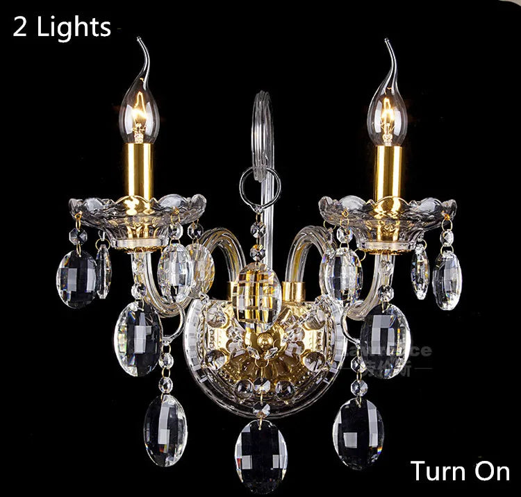 lustre en cristal moderne avec lumière design élégant - vue 4 sur 11