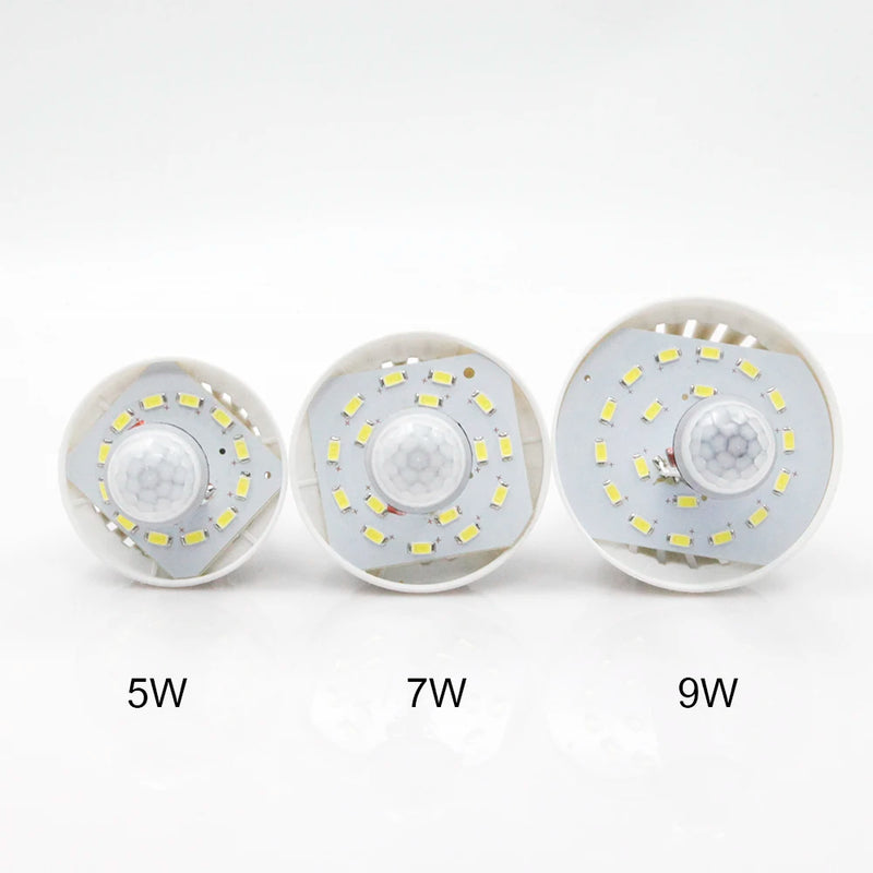 capteur de mouvement infrarouge avec lampe à led intelligente
