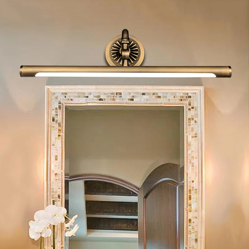 Applique murale Led Vintage en cuivre pour salle de bains - vue 4 sur 6