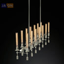 Vintage-Pendelleuchte aus Eisen und Glas mit individuellem Design