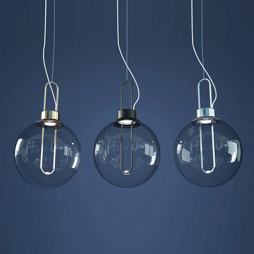 Design-Pendelleuchte aus Glas für Bar und Restaurant - vue 8 sur 10