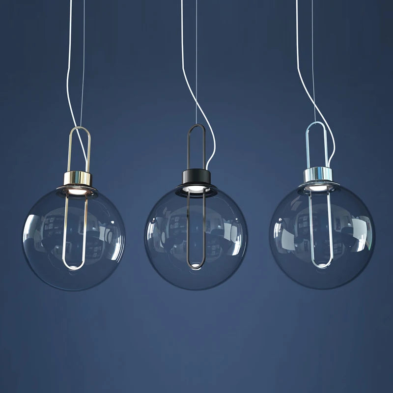 Design-Pendelleuchte aus Glas für Bar und Restaurant - vue 8 sur 10