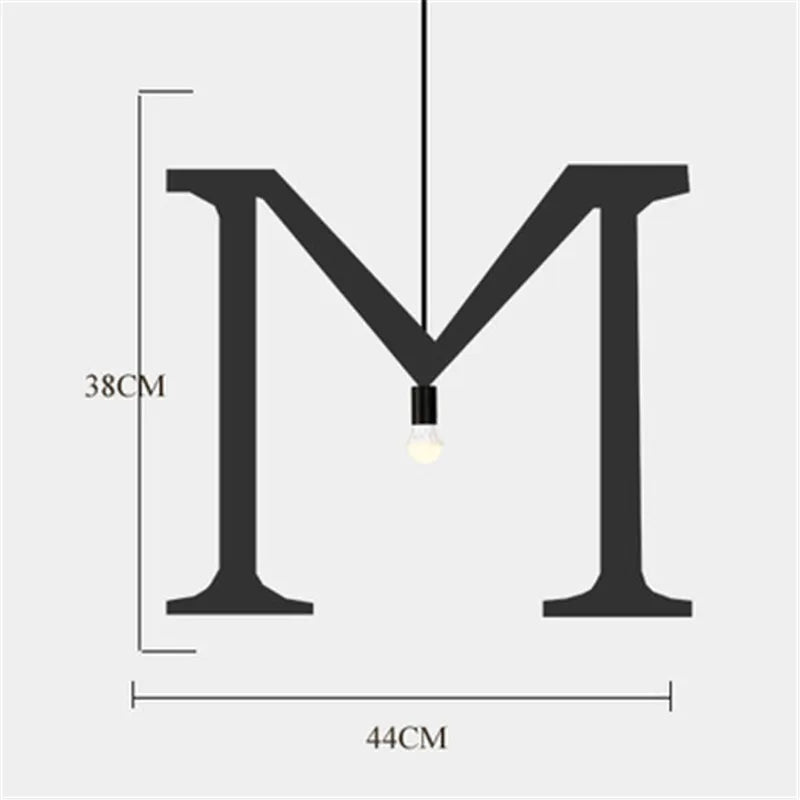 suspension nordique diy love luminaire décoratif pour loft et bar - vue 13 sur 29