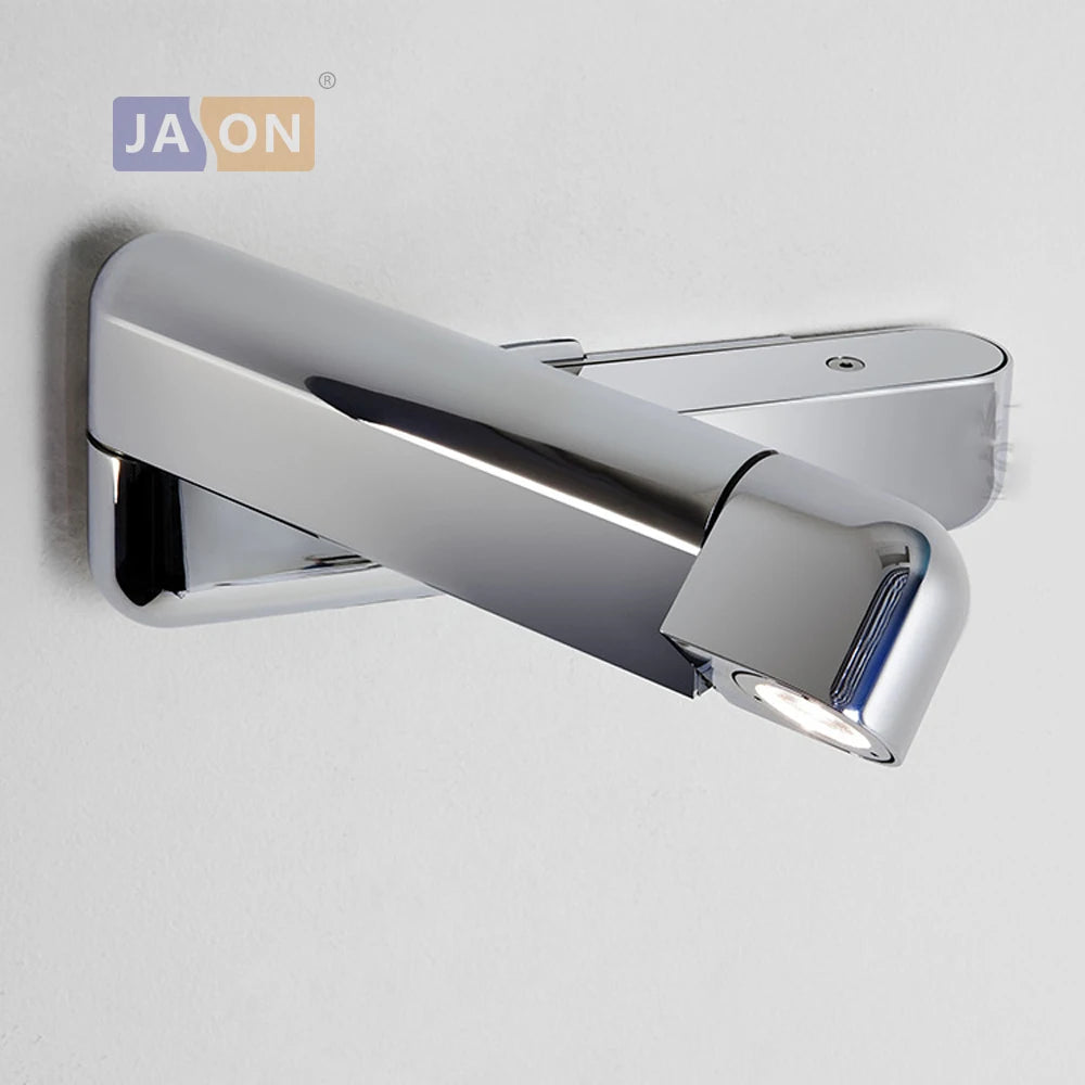 LED-Wandleuchte im nordischen Stil, drehbar und kabellos mit Schalter - vue 4 sur 5