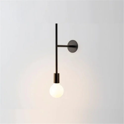 Nordische minimalistische Wandleuchte mit elegantem linearem Design - vue 3 sur 5
