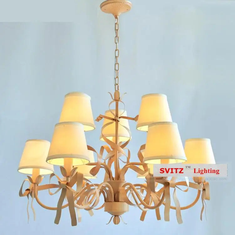 lustre led style européen pour chambre de princesse - vue 7 sur 14