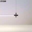 Moderne LED-Pendelleuchte im minimalistischen Design für vielseitige Räume