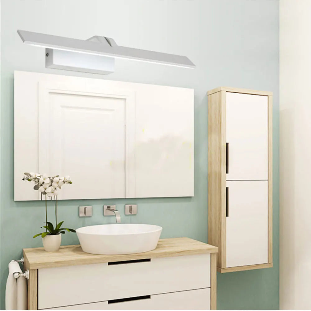 applique murale nordique led en acrylique et aluminium design moderne simple - vue 4 sur 6