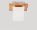 Japanische Deckenleuchte aus Holz im minimalistischen Stil für den Innenbereich
