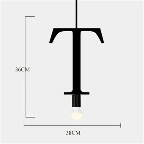 suspension nordique diy love luminaire décoratif pour loft et bar - vue 10 sur 29