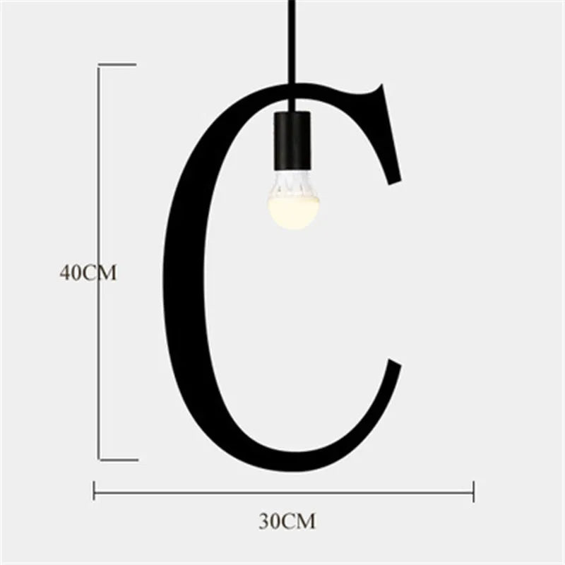 suspension nordique diy love luminaire décoratif pour loft et bar - vue 23 sur 29