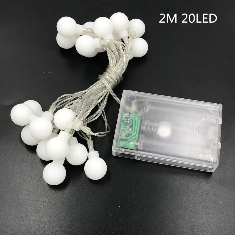 guirlande lumineuse à 20 led pour fêtes et décorations variées - vue 7 sur 9
