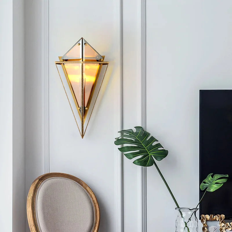 applique murale en verre moderne style nordique pour décoration intérieure - vue 4 sur 7