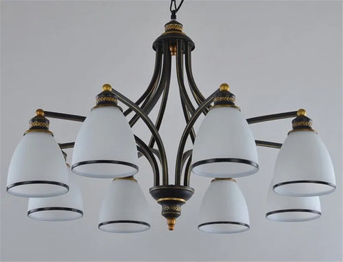 lustre en verre moderne pour un éclairage élégant