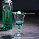 Verre absinthe vintage pieds relief pour bar