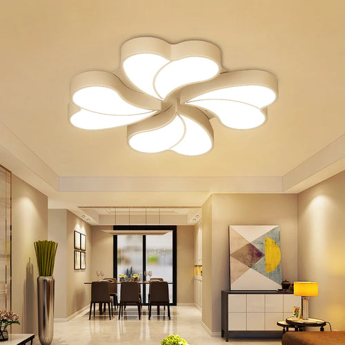 Ultraflache LED-Deckenleuchte modern mit kreativer und persönlicher Fernbedienung - vue 3 sur 6