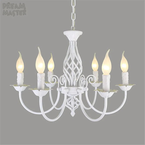 Lustre au Style européen à bougies moderne LED
