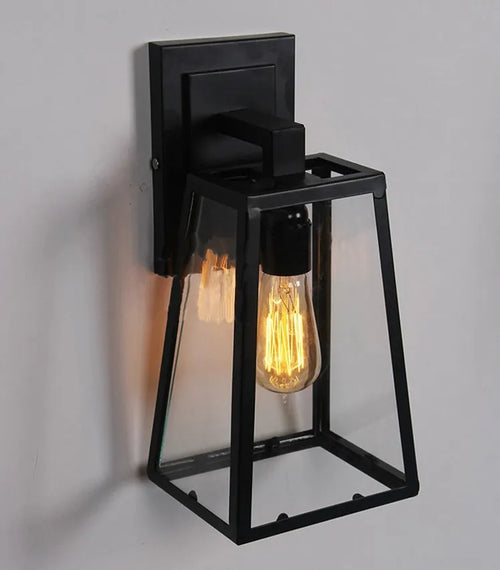Retro Loft Industrial LED Vintage Wall Lamp light With frame , Wall Sconce Arandela De Pared - vue 6 sur 6