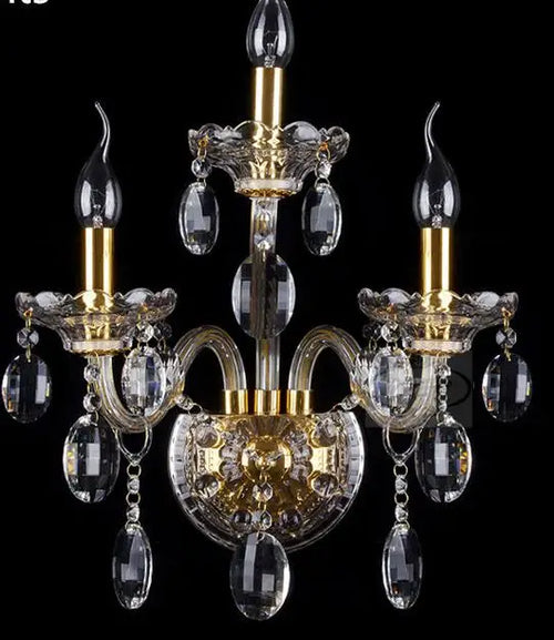 lustre en cristal moderne avec lumière design élégant
