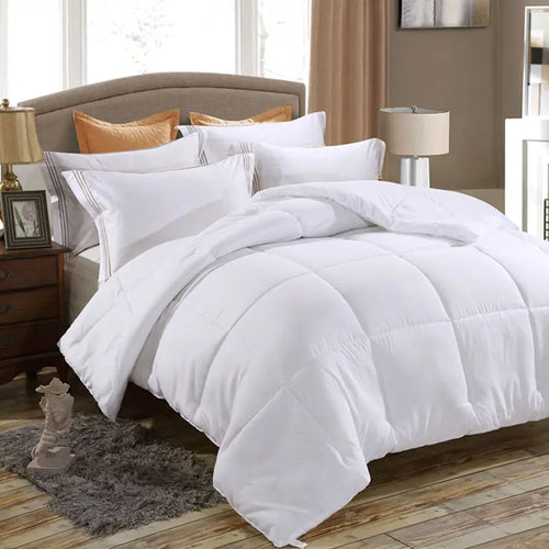 Down Alternative Comforter, Duvet Insert, Medium Weight for All Season, Fluffy, Warm, Soft & Hypoallergenic - vue 5 sur 4