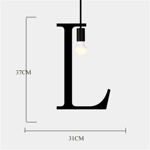suspension nordique diy love luminaire décoratif pour loft et bar - vue 15 sur 29
