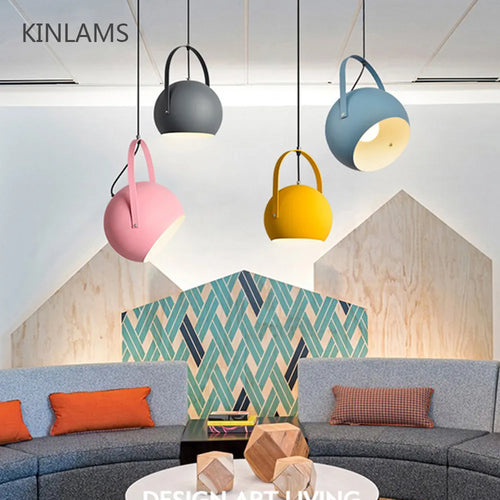 Moderne LED-Pendelleuchte aus farbigem Draht für Esszimmer und Restaurant, E27-Haushaltsdekoration
