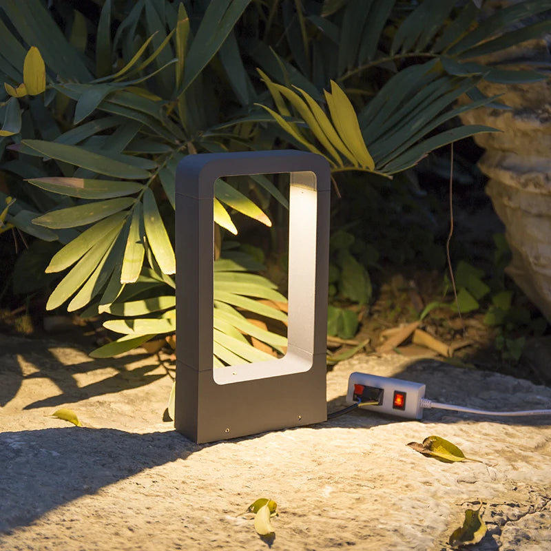 lampe led moderne pour jardin étanche éclairage paysage - vue 4 sur 6