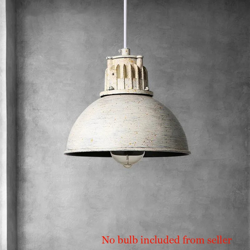 Suspension industrielle Loft américain lustre rétro E27 Restaurant Bar salle à manger lampe suspendue chambre café lumière - vue 4 sur 7