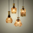 lustre nordique simple moderne industriel en verre pour bar café