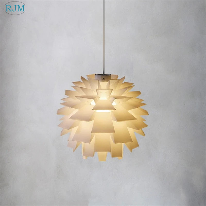 lampes suspendues design nordique moderne en forme de noix de pin - vue 5 sur 8