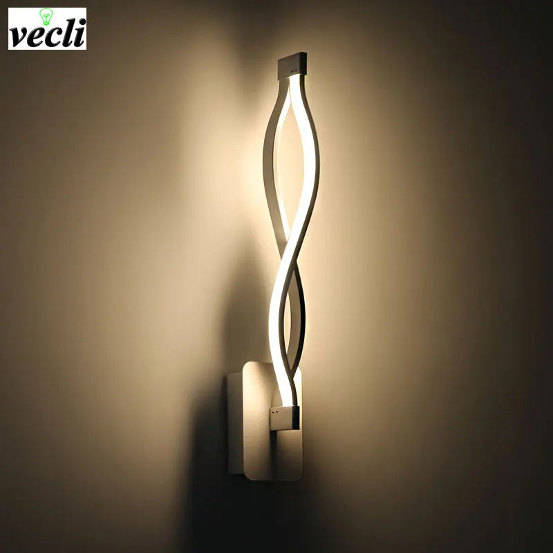 applique murale led moderne pour lecture et décoration - vue 2 sur 6