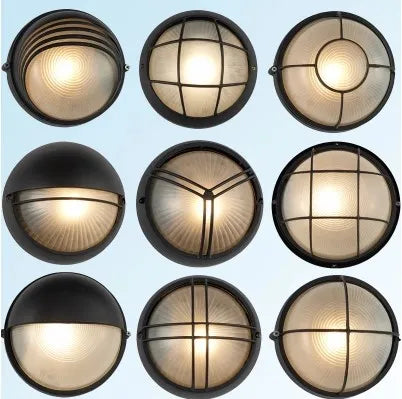 luminaires muraux led extérieurs vintage pour cour balcon allée - vue 3 sur 9