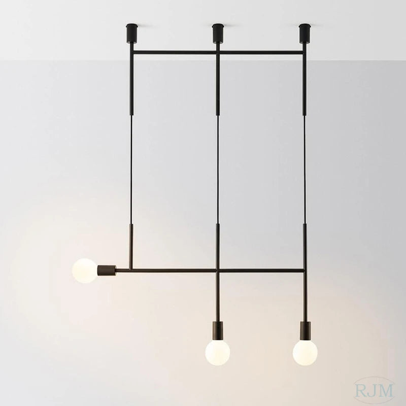 lustre nordique or moderne pour décoration noël luminaires maison - vue 4 sur 6