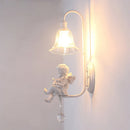 Vintage LED-Wandleuchte für Balkon und Innentreppe